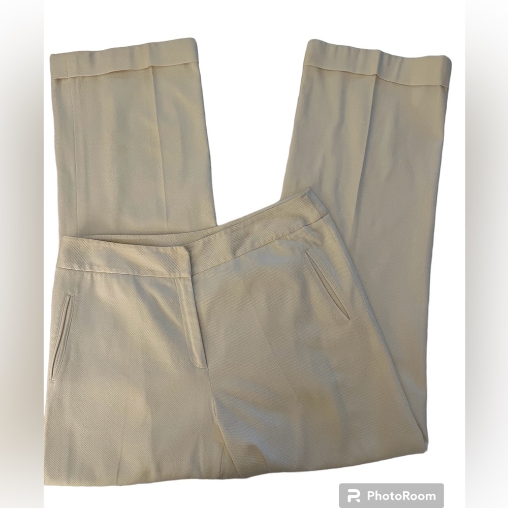 Nordstrom Evelyn Wide Leg Ivory Winter White Dress Pants Size 14